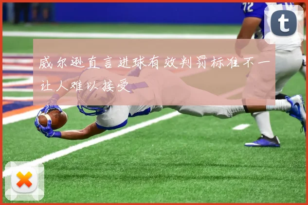 威尔逊直言进球有效判罚标准不一让人难以接受